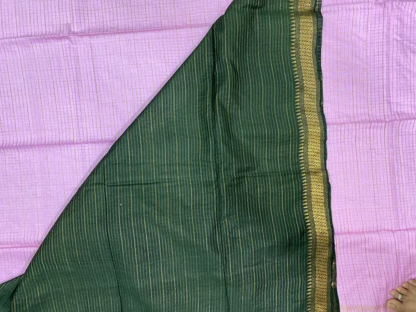 Pink_Green_Liva_Bamboo_Silk_Zari_Woven_Saree_For_Women