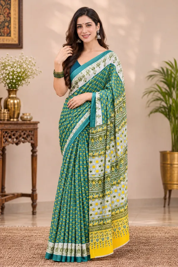 Multicolor_Cotton_Mul_printed_saree_For_Women