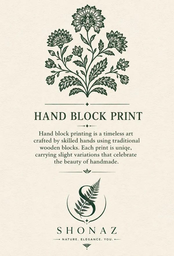 Red_Georgette_Hand_Block_Printed_Saree_For_Women