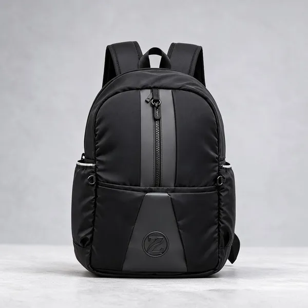 Black_Polyester_Casual_Backpack_For_Unisex
