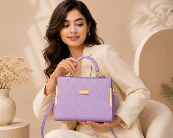 Purple_Synthetic_Leather_Structured_Cross_Body_Bag_For_Women