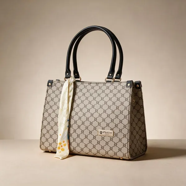 Beige_Synthetic_Leather_Geometric_Crossbody_Bag_For_Women