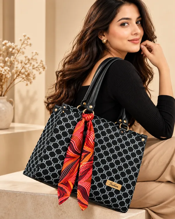 Blue_Synthetic_Leather_Geometric_Crossbody_Bag_For_Women