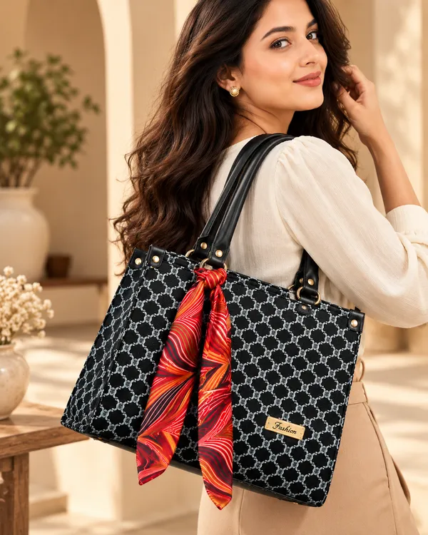 Blue_Synthetic_Leather_Geometric_Crossbody_Bag_For_Women