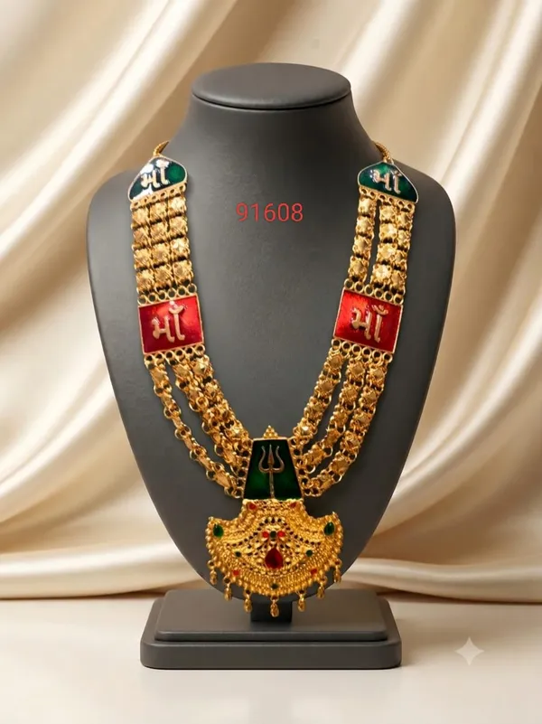 Gold_Tone_Temple_Necklace_For_Women