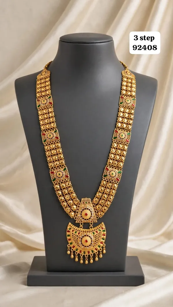 Gold_Tone_Traditional_Long_Necklace_For_Women