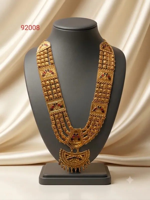 Gold_Tone_Traditional_Long_Necklace_For_Women