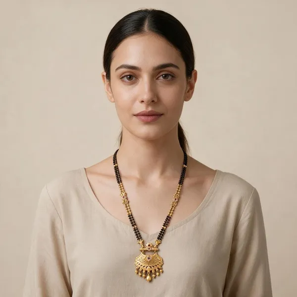Gold_Tone_Black_Beaded_Mangalsutra_Necklace_For_Women