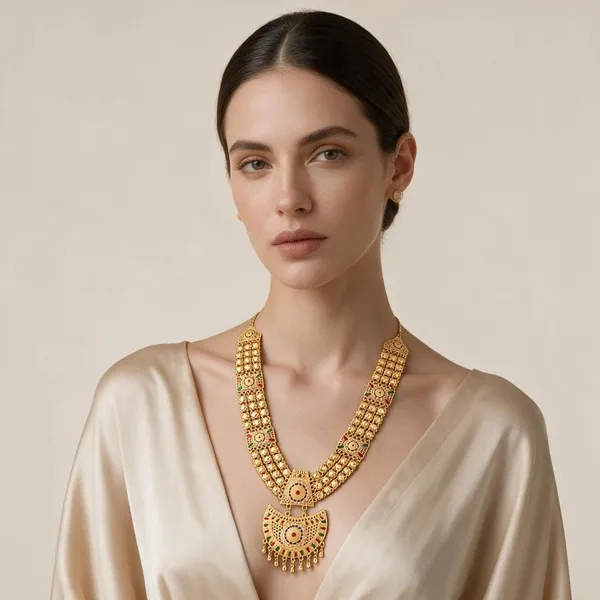 Gold_Toned_Traditional_Necklace_Set_For_Women
