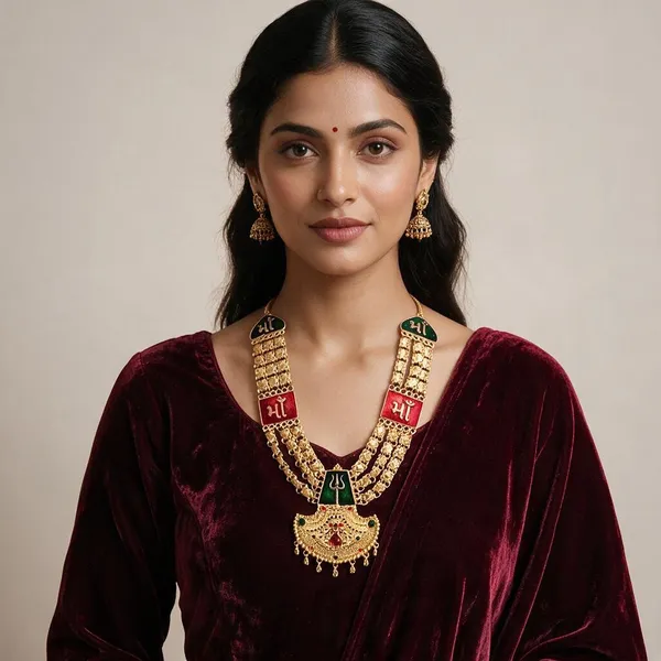Gold_Tone_Temple_Necklace_For_Women
