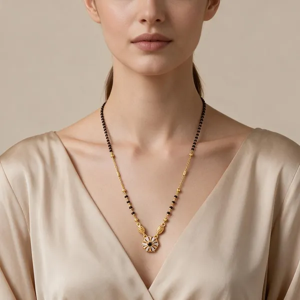 Black_Beaded_Gold_Tone_Mangalsutra_Necklace