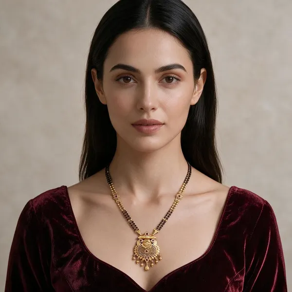 Gold_Tone_Beaded_Mangalsutra_Necklace_For_Women
