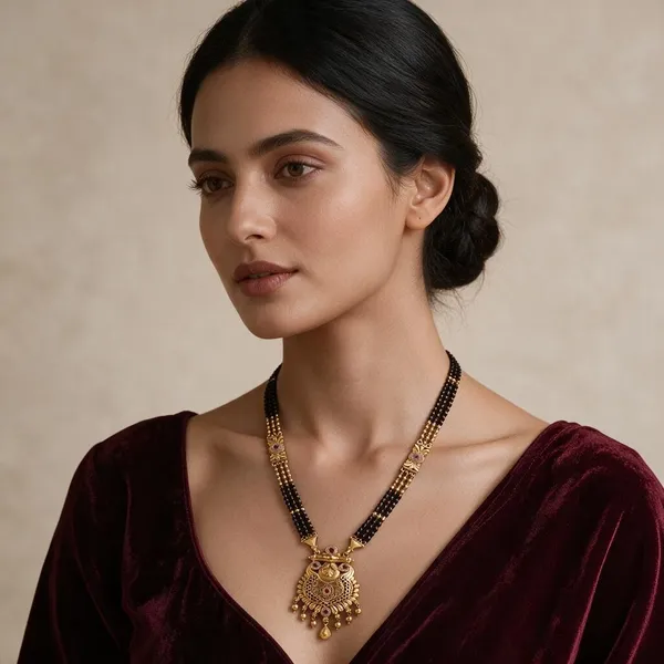 Gold_Tone_Black_Beaded_Mangalsutra_Necklace_For_Women