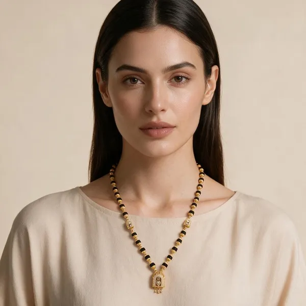Black_Gold_Tone_Mangalsutra_Necklace_For_Women