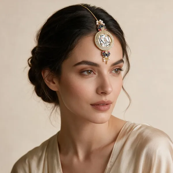 Gold_Tone_Enamel_Pearl_Maang_Tikka_For_Women