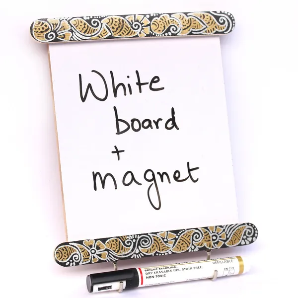 Wooden_Hand_Painted_Whiteboard_Fridge_Magnet_With_Hooks