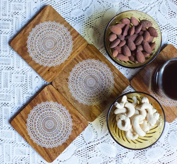 Wooden_Mandala_Reversible_Coasters_Set_Of_4