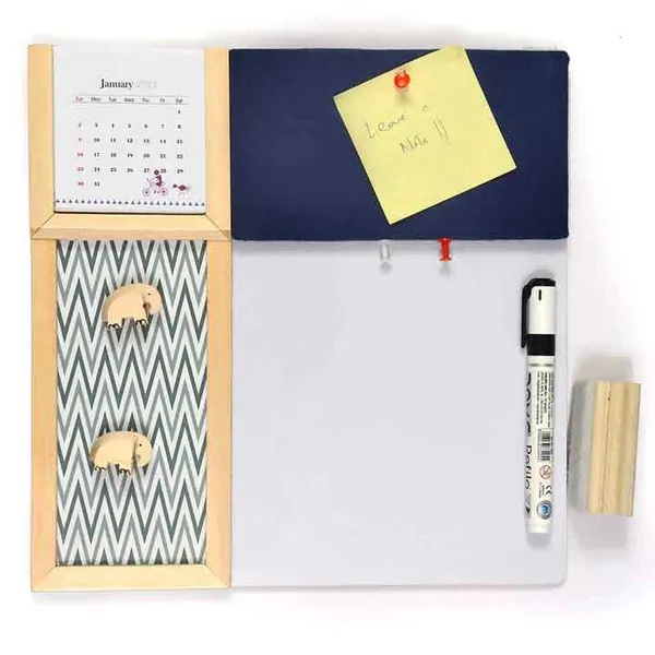 Wooden_Pin_Whiteboard_Magnetic_Combination_Board_With_Calendar