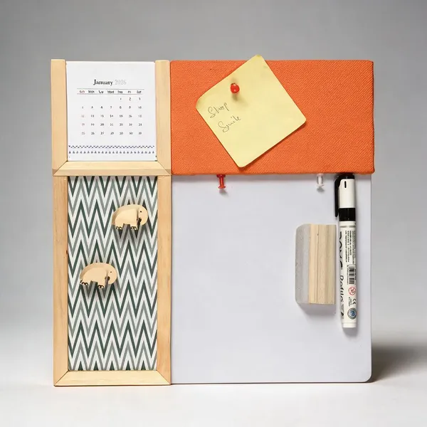 Wooden_Pin_Whiteboard_Magnetic_Combination_Board_With_Calendar