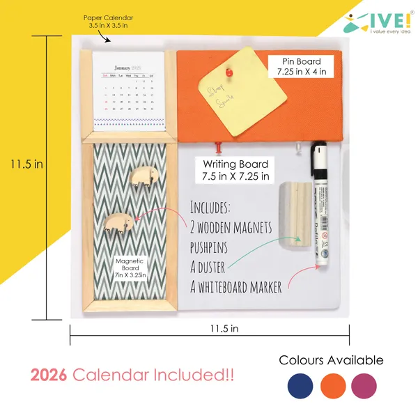 Wooden_Pin_Whiteboard_Magnetic_Combination_Board_With_Calendar