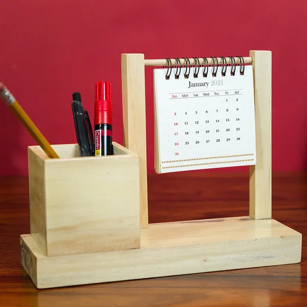 Wooden_Warli_Multipurpose_Desk_Organizer_With_Paper_Calendar