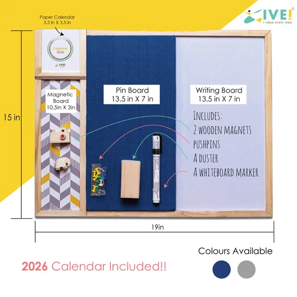 Wooden_Combination_Bulletin_Whiteboard_Magnetic_Sheet_Board