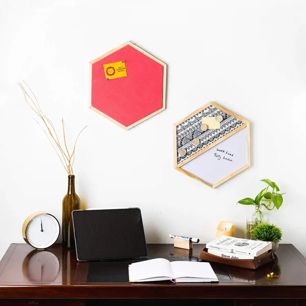 Wooden_Hexagon_Whiteboard_Pinboard_Magnetic_Wall_Decor_Set