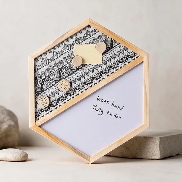 Wooden_Hexagon_Whiteboard_Pinboard_Magnetic_Wall_Decor_Set