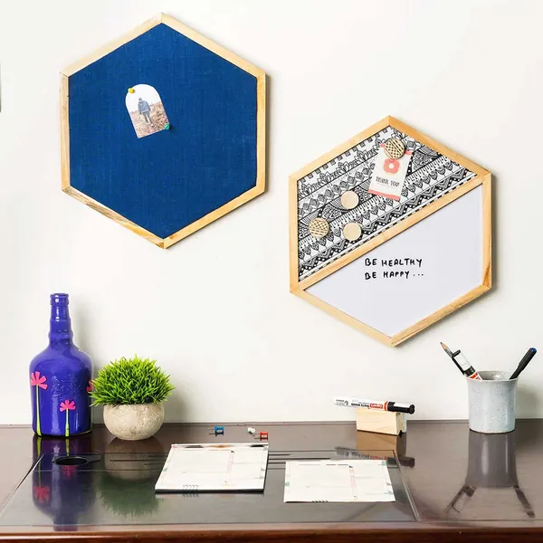 Wooden_Hexagon_Whiteboard_Pinboard_Magnetic_Wall_Decor_Set