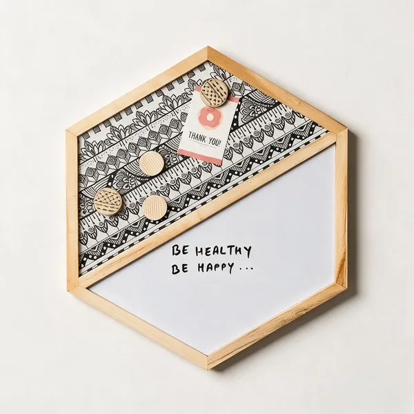 Wooden_Hexagon_Whiteboard_Pinboard_Magnetic_Wall_Decor_Set