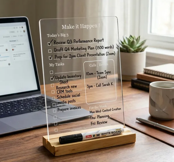 Acrylic_Minimal_Dry_Erase_Daily_Planner_Board_With_Wooden_Base