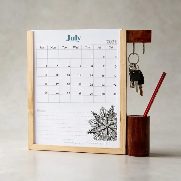 Wooden_Wall_Calendar_Planner_With_Key_And_Pen_Holder