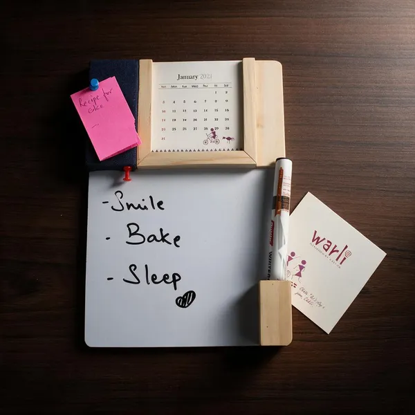 Wooden_Warli_Art_Fridge_Magnet_Board_With_Calendar_Pin_Whiteboard