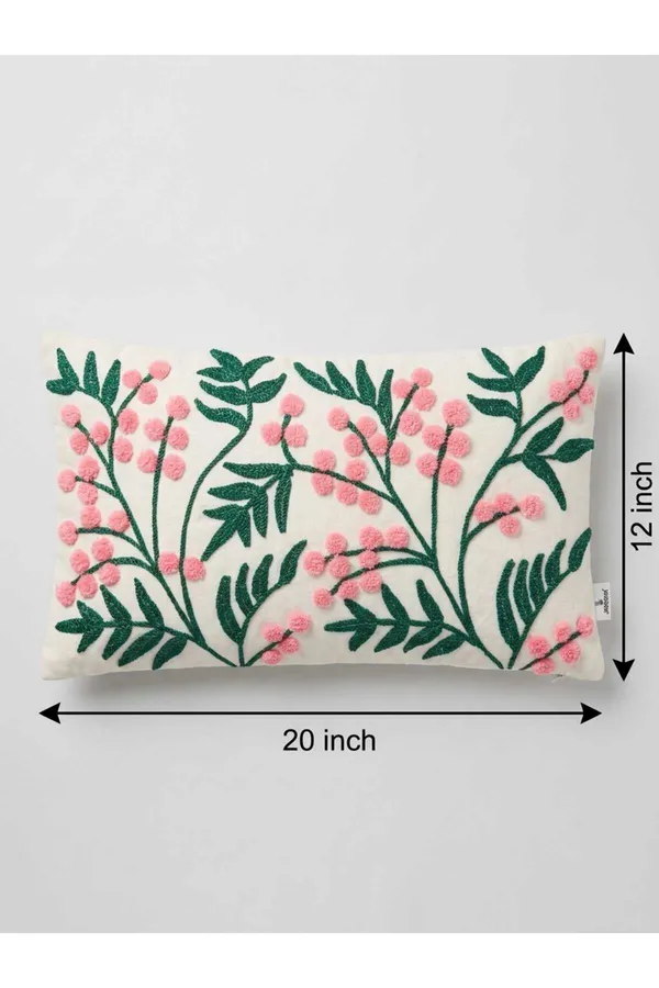 Cream_Botanical_Embroidered_Rectangular_Cushion_Cover
