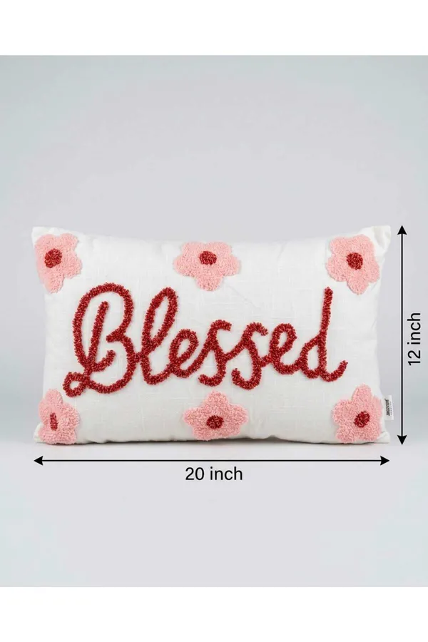 White_Embroidered_Floral_Blessed_Rectangular_Cushion_Cover