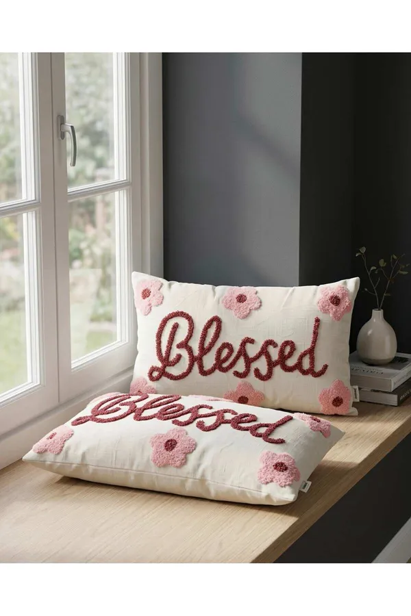 White_Embroidered_Floral_Blessed_Rectangular_Cushion_Cover