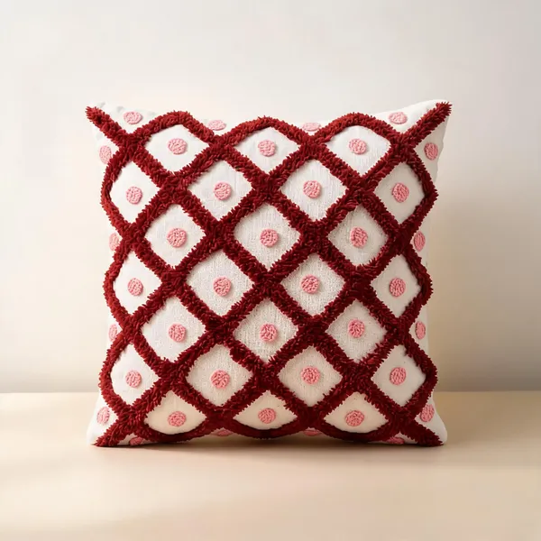 White_&_Red_Pure_Cotton_Cushion_Cover_For_Home_And_Bedroom_Decor_(Pack_of_2_)