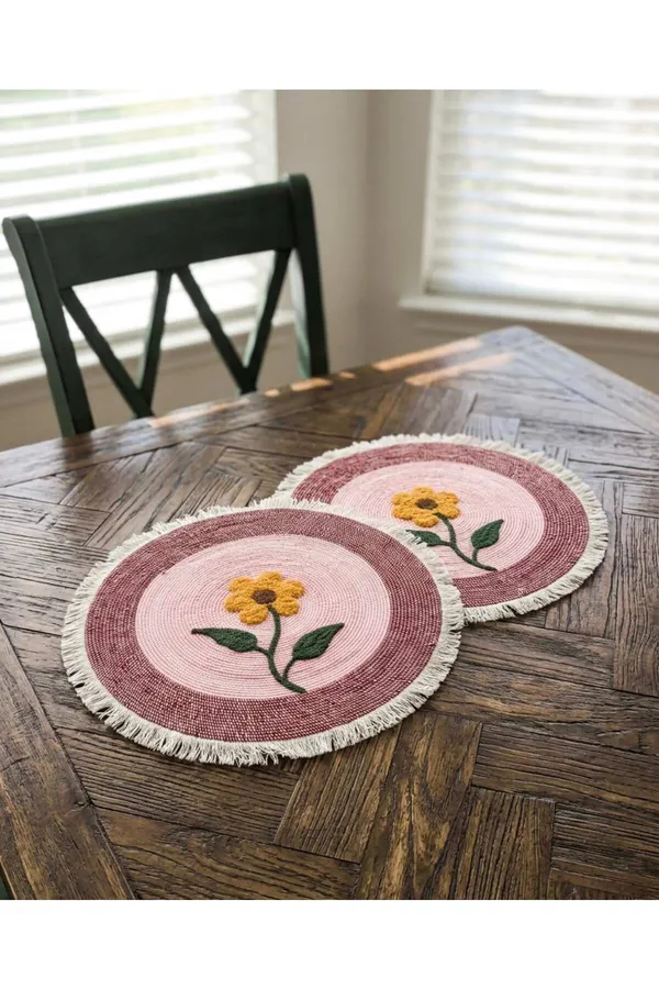 Woven_Floral_Round_Table_Mats