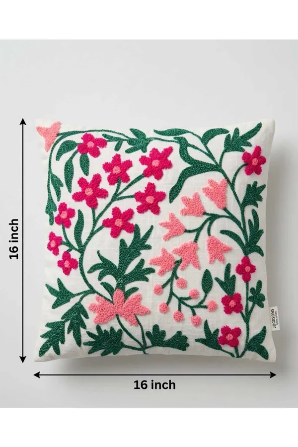 Embroidered_Floral_16_Inch_Square_Cushion_Cover