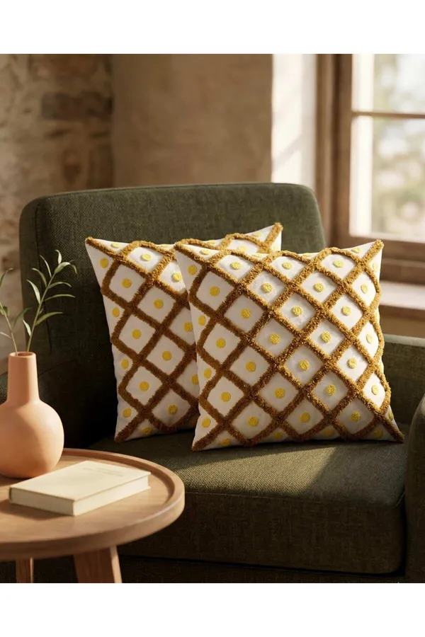 White_Embroidered_Geometric_Cushion_Cover
