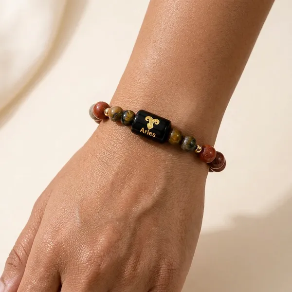 Aries_Zodiac_Beaded_Bracelet_For_Men_And_Women