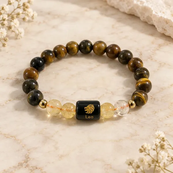 Leo_Zodiac_Beaded_Bracelet_For_Men_And_Women