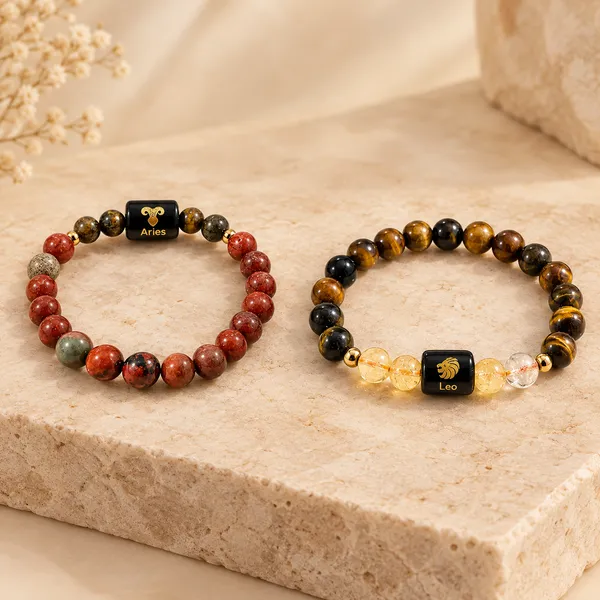 Aries_&_Leo_Zodiac_Beaded_Bracelet_Combo