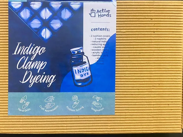 Active_Hands_Natural_Indigo_Dye_Clamp_Shibori_Hobby_Craft_Diy_Kit_Indigo_Shibori_Dyeing_Indigo_Clamp_Dyeing_Diy_Herbal_Tie_Dye_Kit