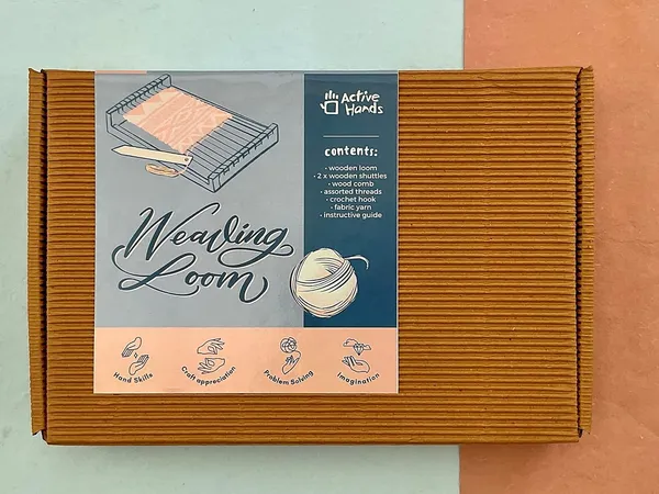 Active_Hands_Wood_Diy_Weaving_Loom_Kit_With_Wooden_Loom_Needles_Comb_Coloured_Yarns_Wrap_Thread_Crochet_Hook_Recycled_Fabric_Multicolour_1x_2x_6_Fabric