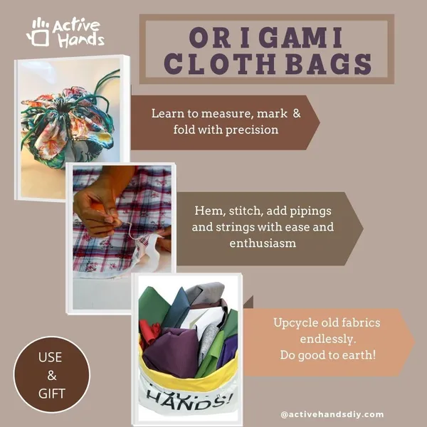 Active_Hands_Handmade_Reusable_And_Recyclable_Origami_Cloth_Bag