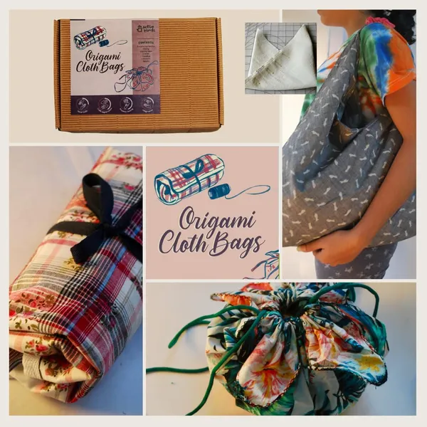 Active_Hands_Handmade_Reusable_And_Recyclable_Origami_Cloth_Bag