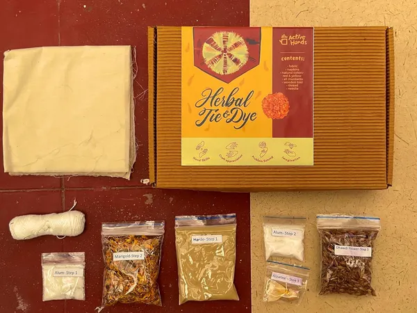 Active_Hands_Combo_Diy_Bead_Loom_Craft_And_Herbal_Tie_Dye_Diy_Kit_With_Portable_Loom_Fasteners_Yarn_And_Glass_Beads_And_Natural_Colours_Learn_Shibori_Bandhani_Leheriya_Includes_Fabric_Dyes