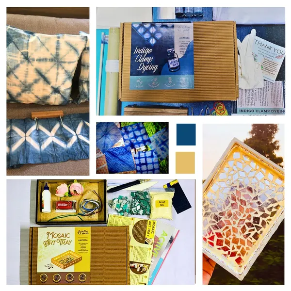 Active_Hands_Combo_Natural_Indigo_Dye_Clamp_Shibori_Hobby_Craft_Diy_Kit_And_Mosaic_Art_Wooden_Tray_With_Mirrors_And_Led_Light