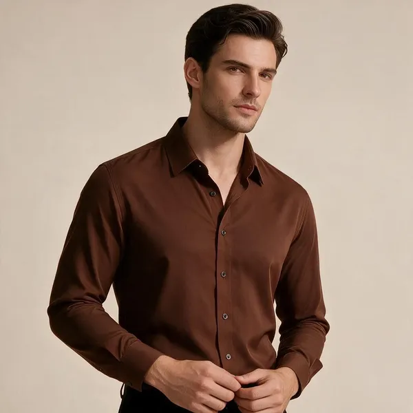 Brown_Formal_Shirt_For_Men